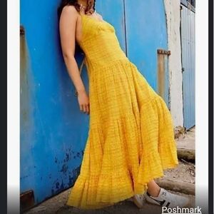 Free People BRAND NEW MARIGOLD Maxi dress